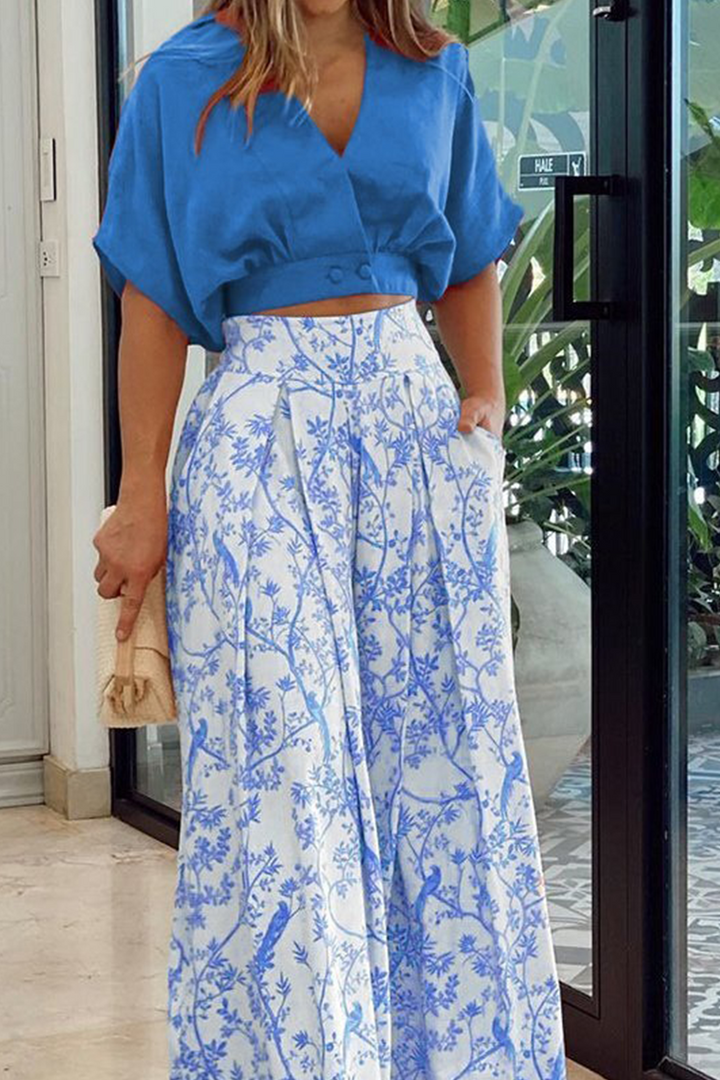 Women's Modern Elegant Set Two-Piece & Flowy