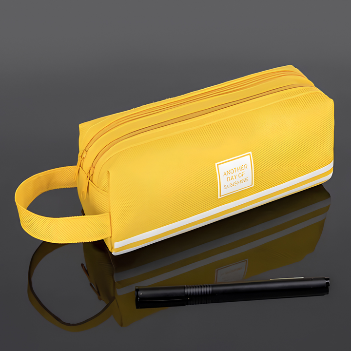 Canvas Double-Layer Stationery Box