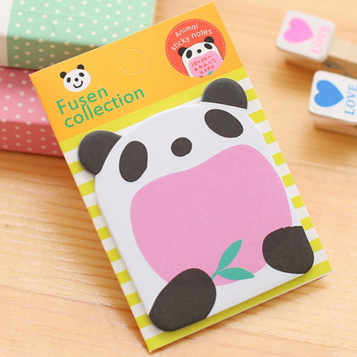 Cute Panda Cartoon Sticky Notes Memo Pad