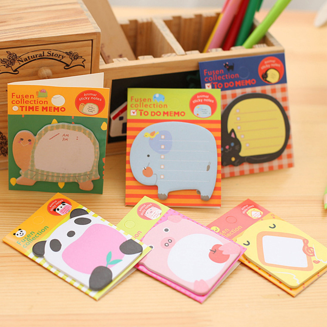 Cute Panda Cartoon Sticky Notes Memo Pad