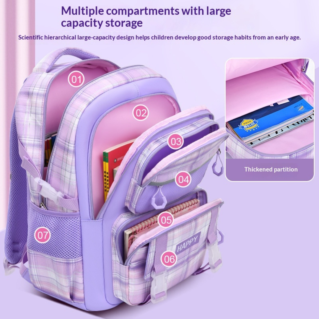 Elementary And Middle School Girls Backpack