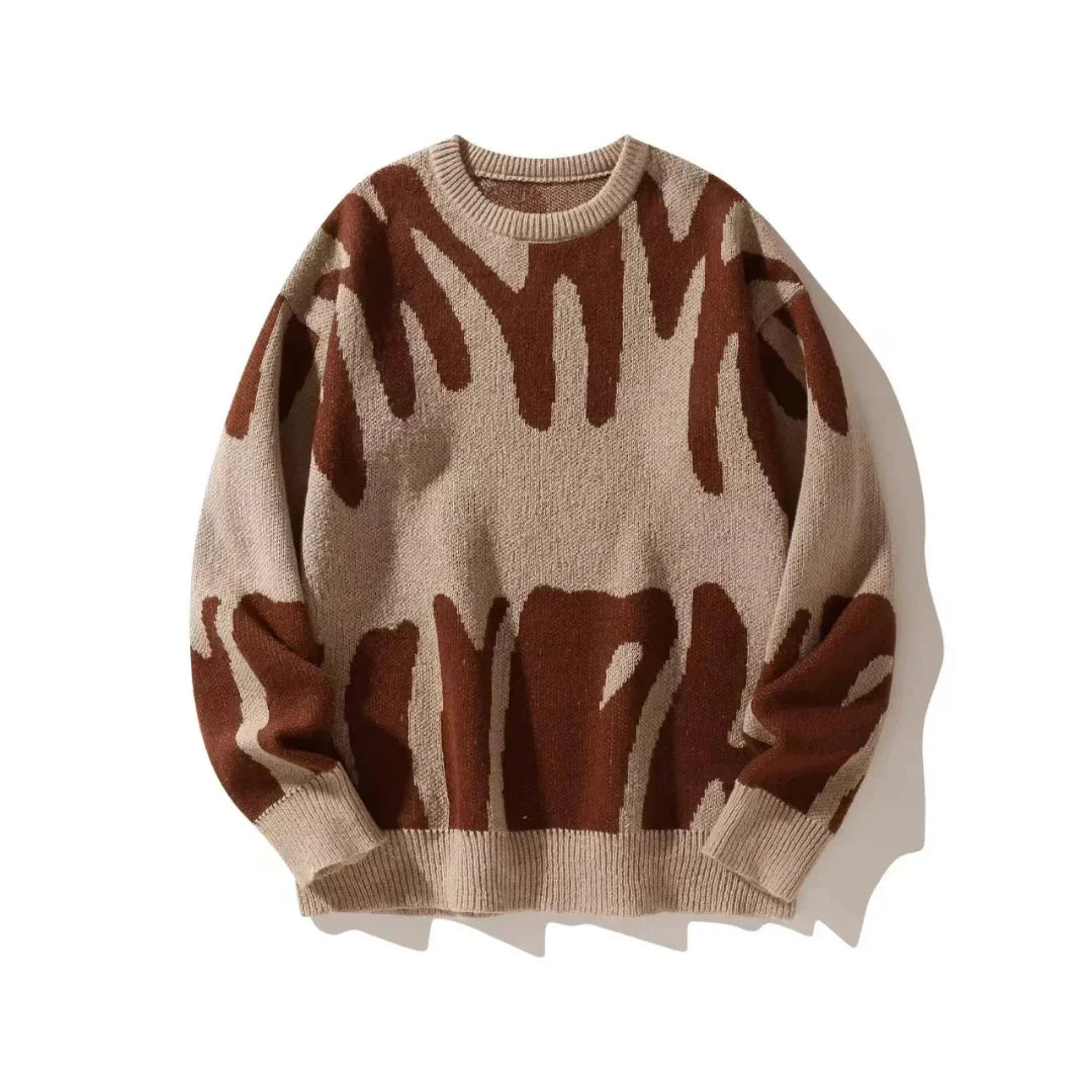 Casual Knit Pullover with Soft Texture and Modern Fit