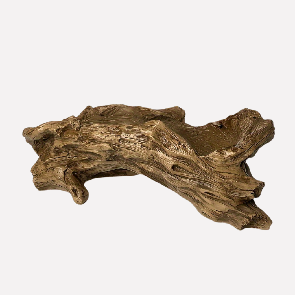 Antique‑Style Tree Stump Planter