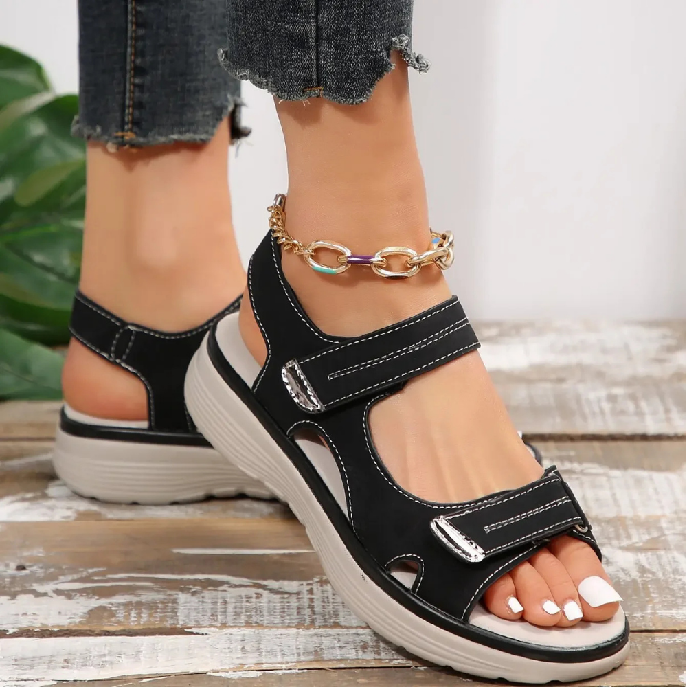 Women's Orthopaedic Sandals – Adjustable Fit, Anatomical Support, Elegant Design
