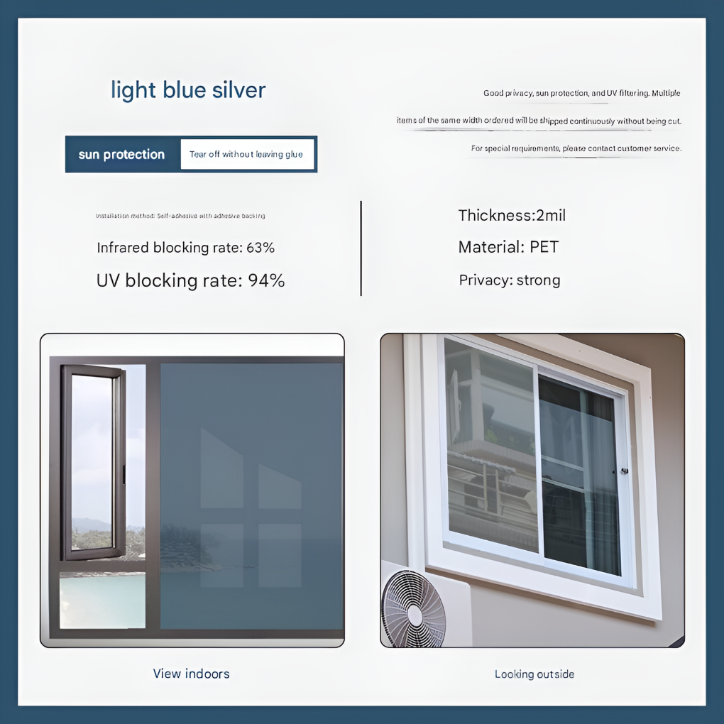 One-Way Privacy Window Film