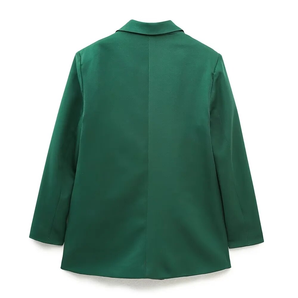 Elegante Double-Breasted Blazer voor Dames