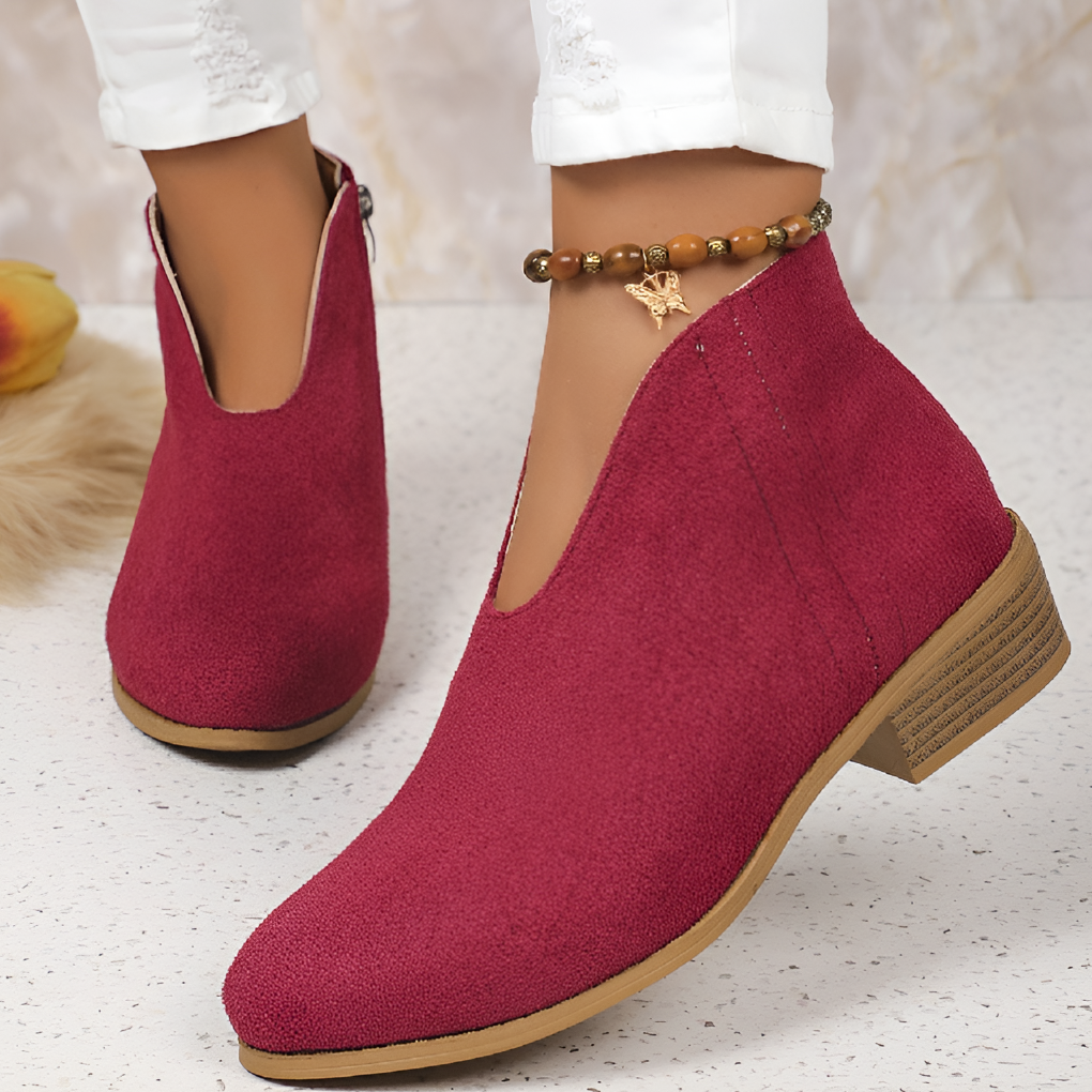 Stylish Suede Ankle Boots for Women