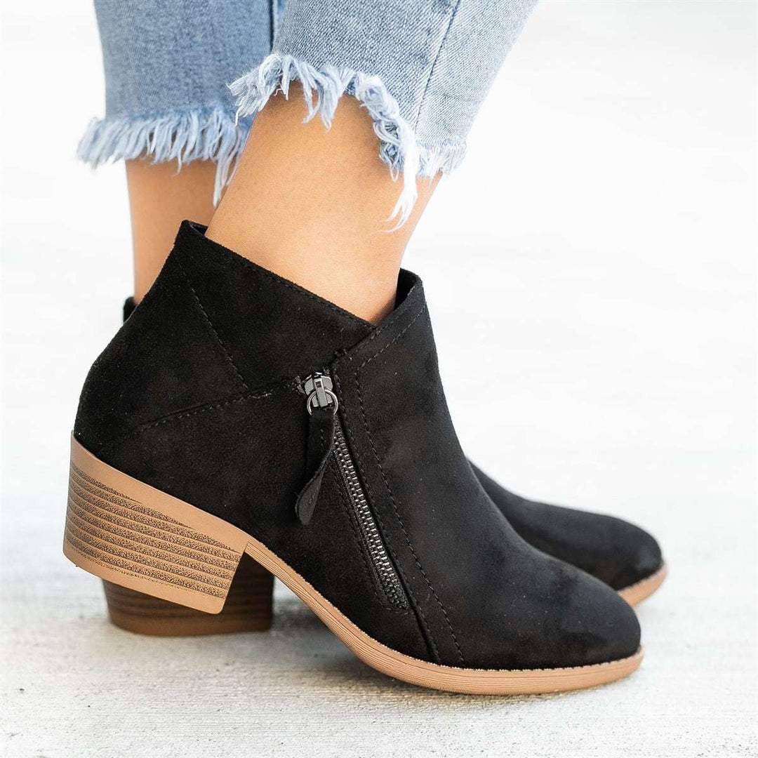 Women's Ankle Length Orthopedic Boots | Zipper