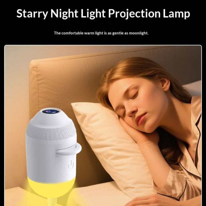 Planet Starry Night Light Projector For Bedroom Ambiance Galaxy Lamp With USB Charging