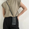Leather Crossbody Phone Case with Key Cord and Card Holder