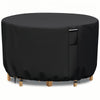 Heavy-Duty Round Outdoor Furniture Cover with Air Vent