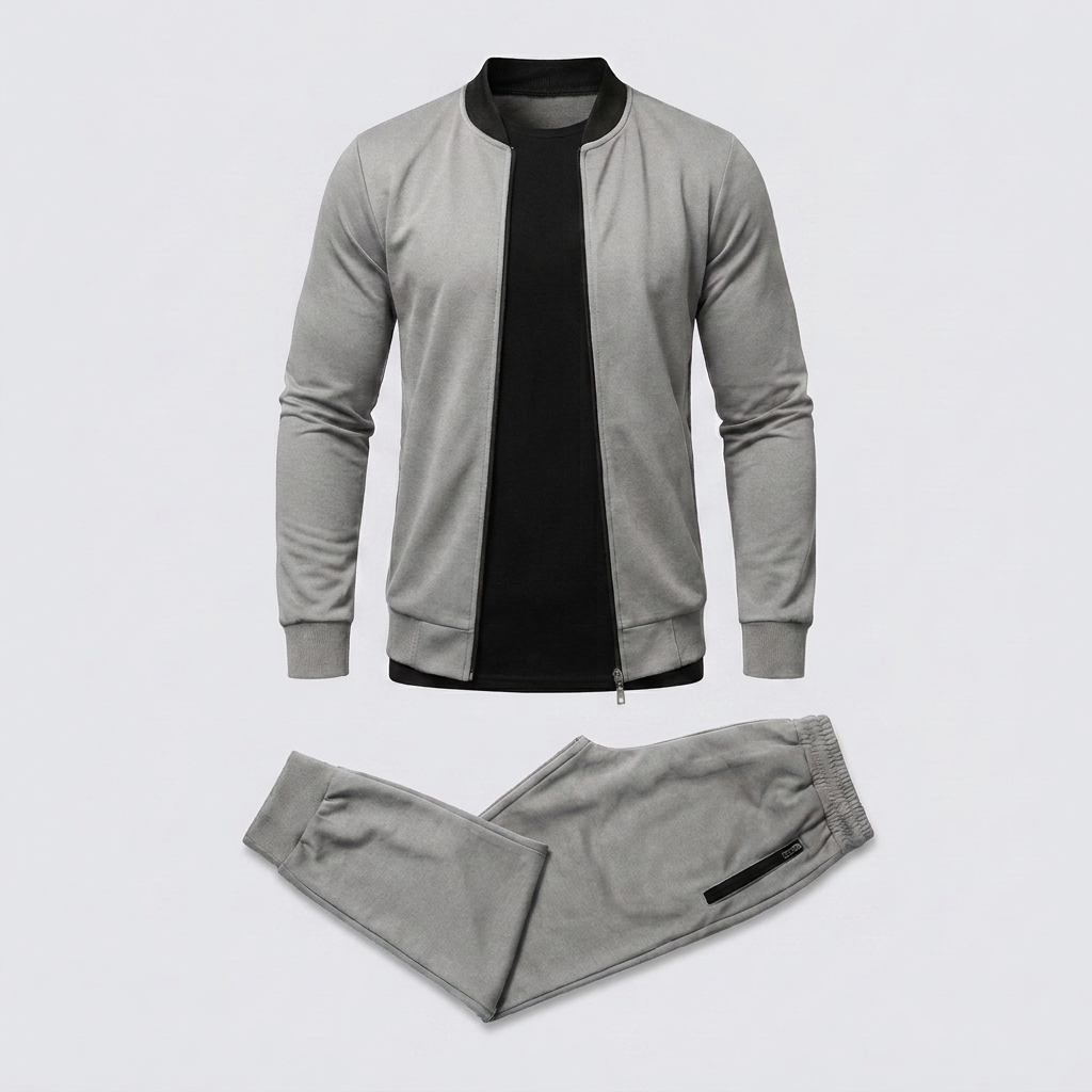 Men’s Zip Tracksuit Set