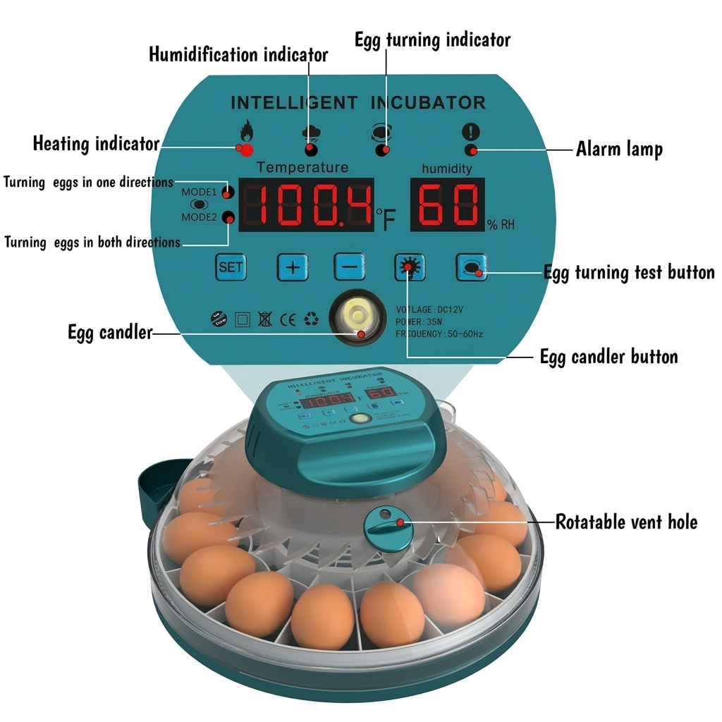 15‑Egg Incubator