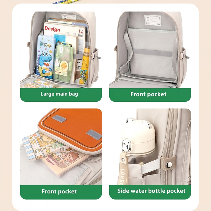 Children's British Style Schoolbag