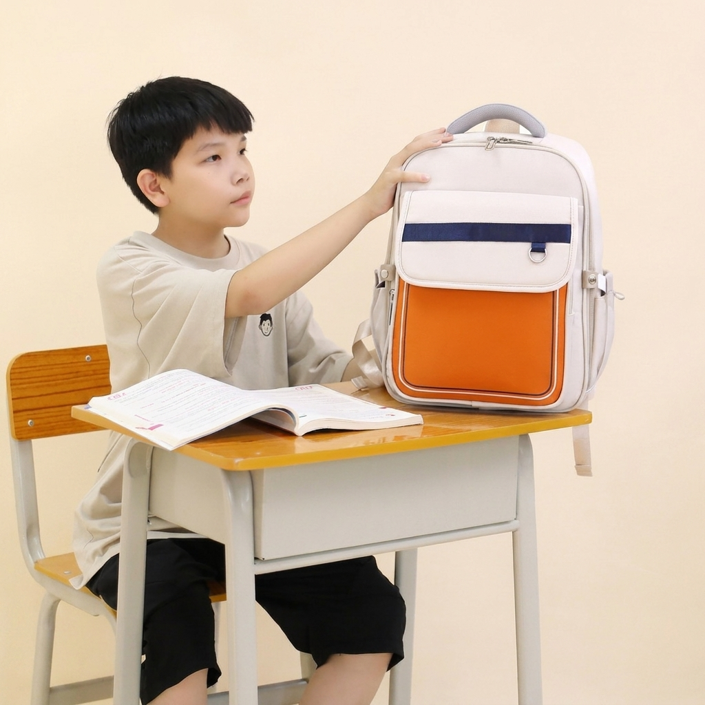 Children's British Style Schoolbag