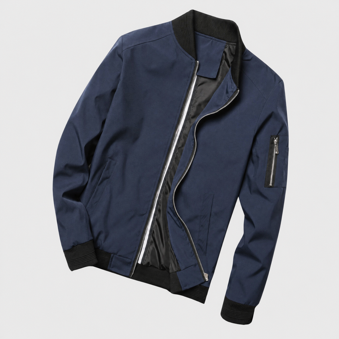 Men's All-Season Bomber Jacket Lightweight & Stylish