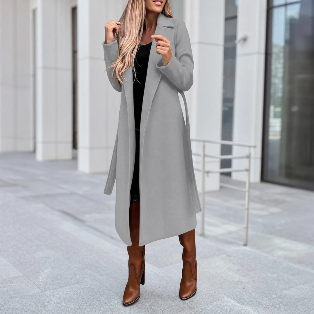 Belted Elegance Coat