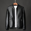 Vintage Leather Jacket with Pocket for Men Rugged Charm Meets Timeless Style