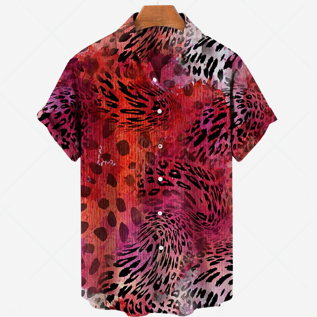 Casual Short-Sleeve Shirt with Print Effortless Style for Every Occasion
